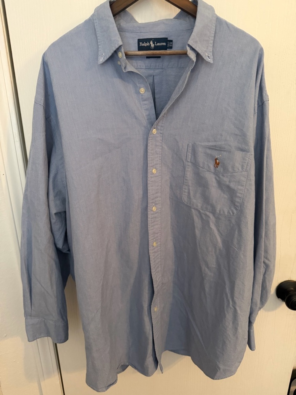 Ralph Lauren Light Blue Oxford Button-Down Shirt